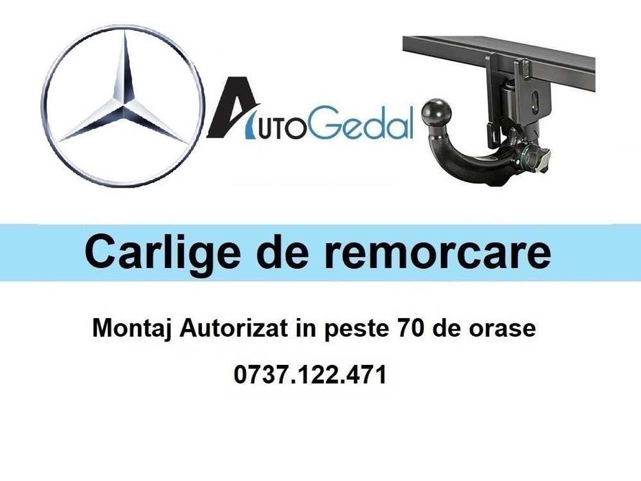 Carlig Remorcare MERCEDES GLB - Omologat RAR si EU - 5 ani Garantie