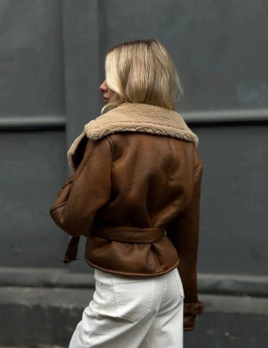 Дублёнка авиатор