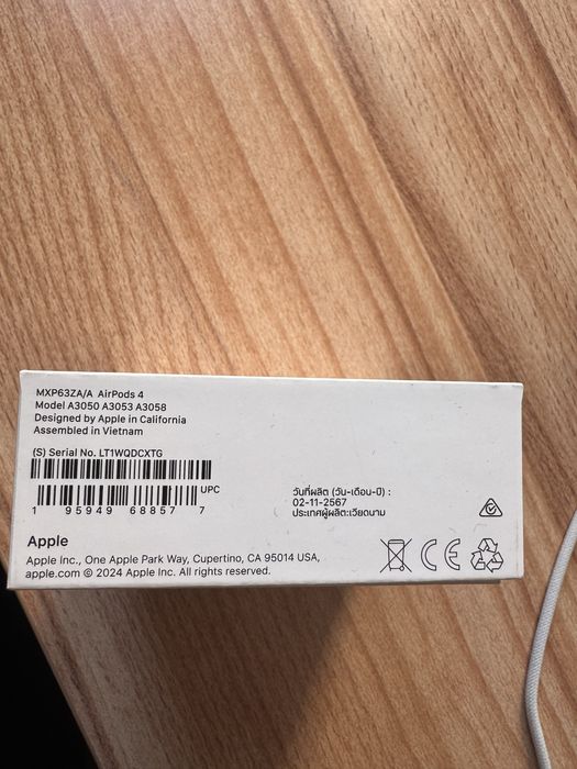 Airpods 4 без шумки. Оригинал.