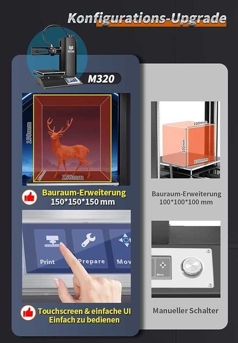 НОВ 3d принтер MALYAN M320