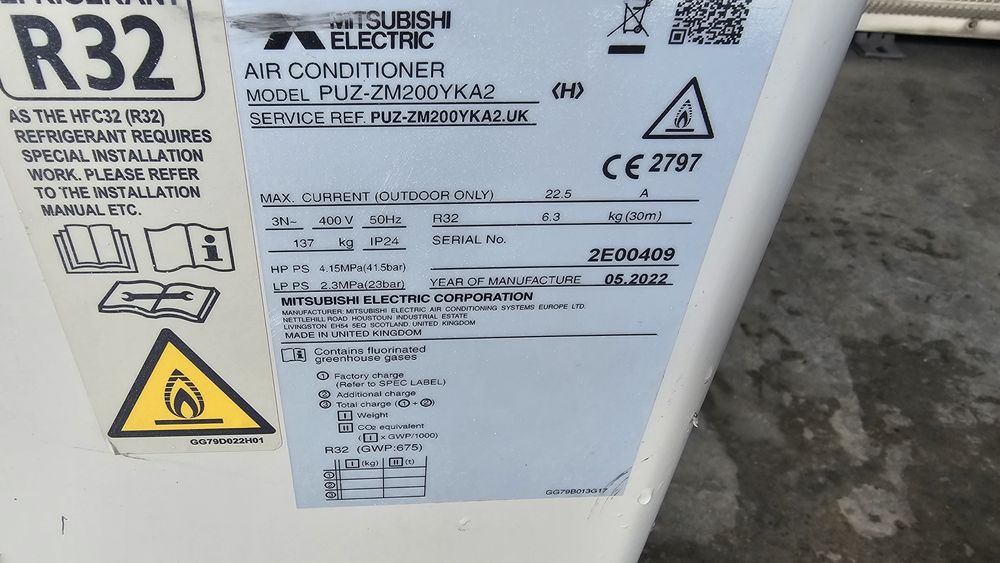 Разпродажба Mitsubishi Electric Mr.slim power Inverter термопомпа
