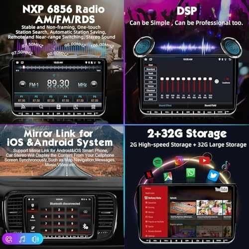 Нова SEMAITU Android мултимедия 2+32GB с CarPlay камера кола автомобил