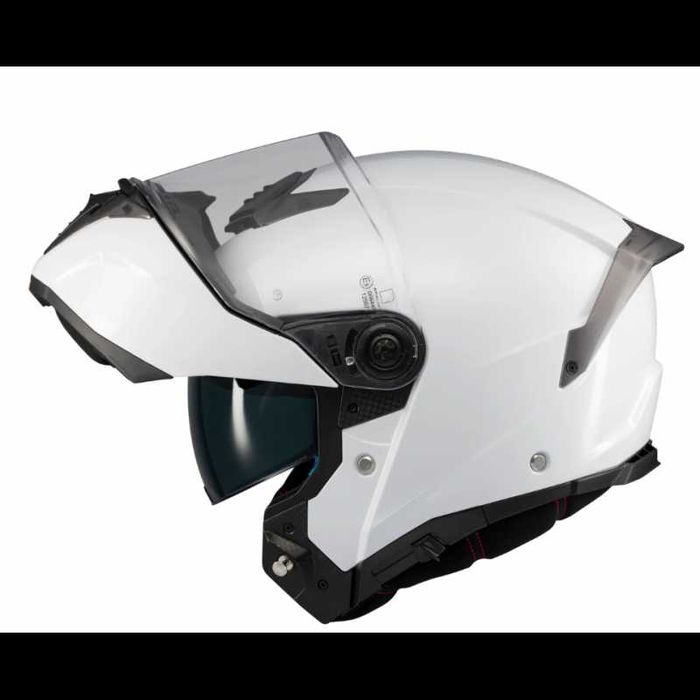 Отваряема каска MT ATOM 2 SV PURE A0 WHITE GLOSS Размери S,M,L,XL,2XL