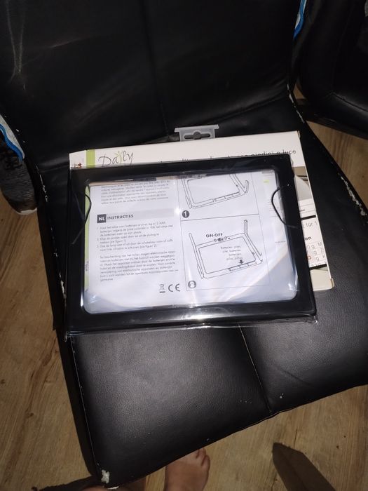 Lupa pentru citire harti, 27,5 x 20,5 x 11 cm, Negru