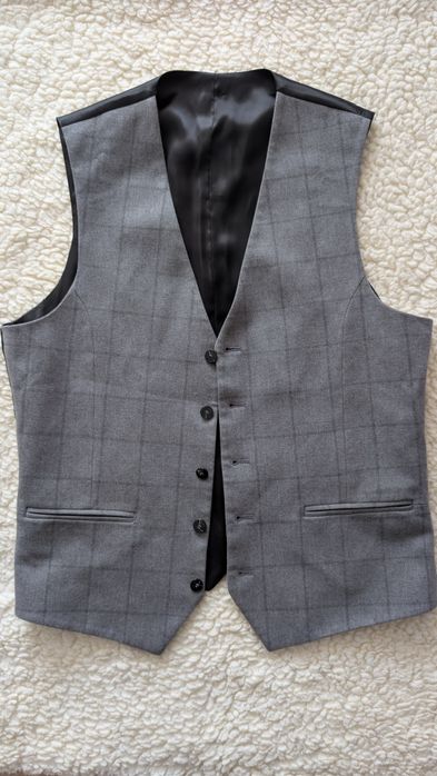 Vestă costum gri casual/smart casual mărime M