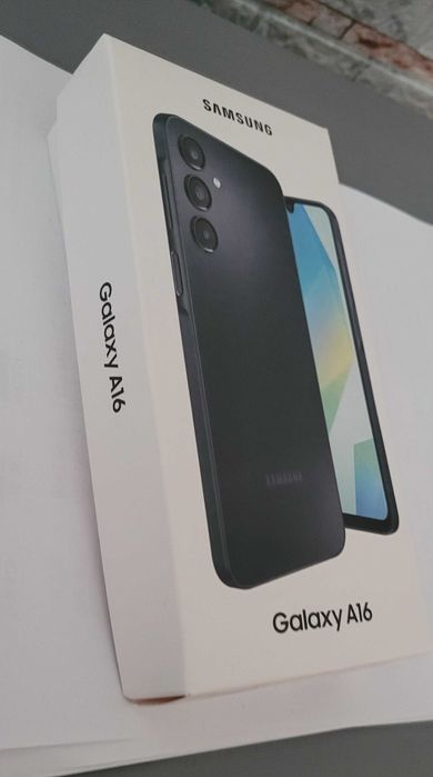 Смартфон SAMSUNG GALAXY A16 BLACK чисто нов
