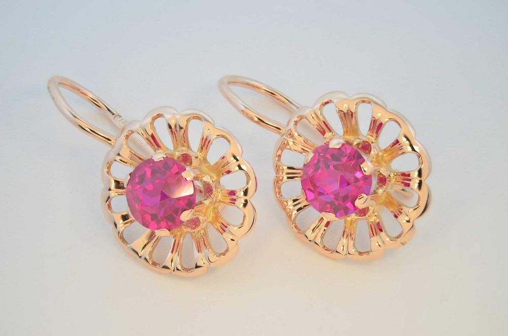 Серьги СССР  583 пробы