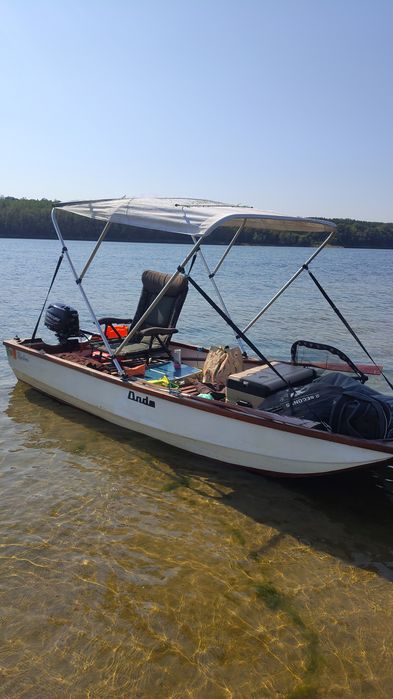 Vand barca cu motor Mercury 5HP