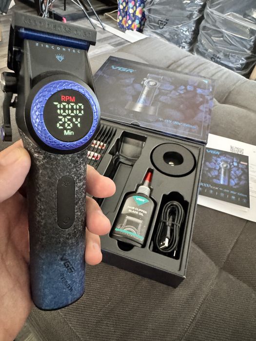 Masina de tuns VGR V-001 Blue Edition Premium