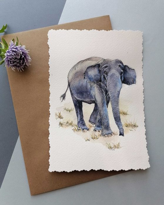 Открытка в подарок (ручная работа)