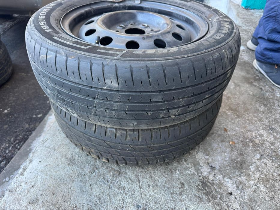 Продам комплект резины лето с дисками (штампы)