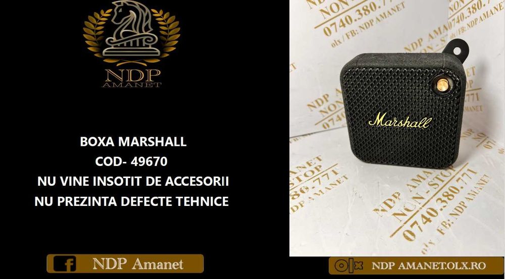 NDP Amanet Calea Mosilor 298 BOXA MARSHALL (49670)