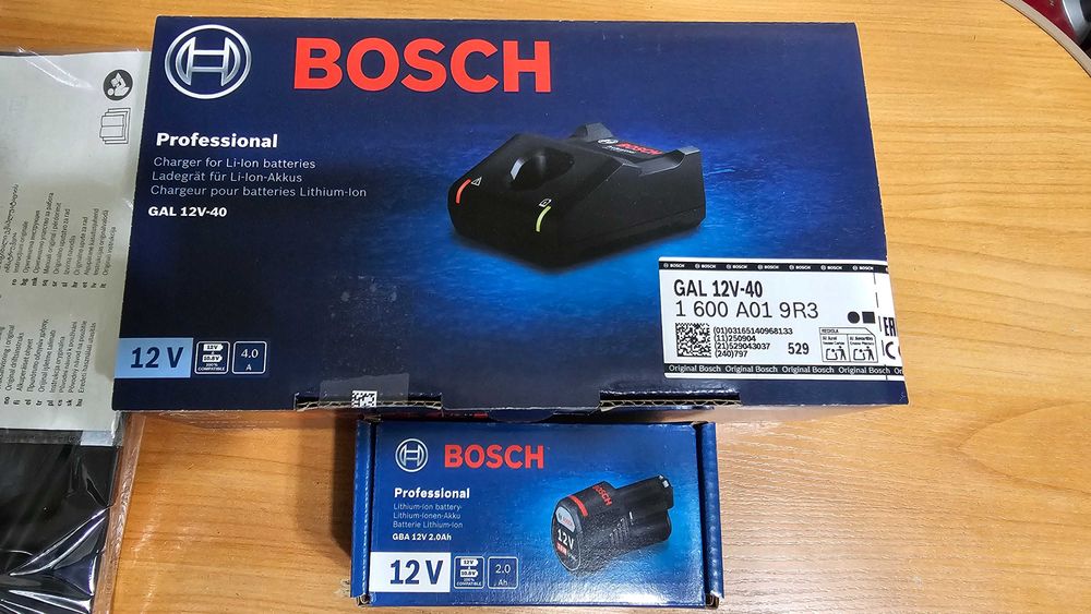 Зарядные устройства и аккумуляторы для инструмента Bosch GAL 12V-40