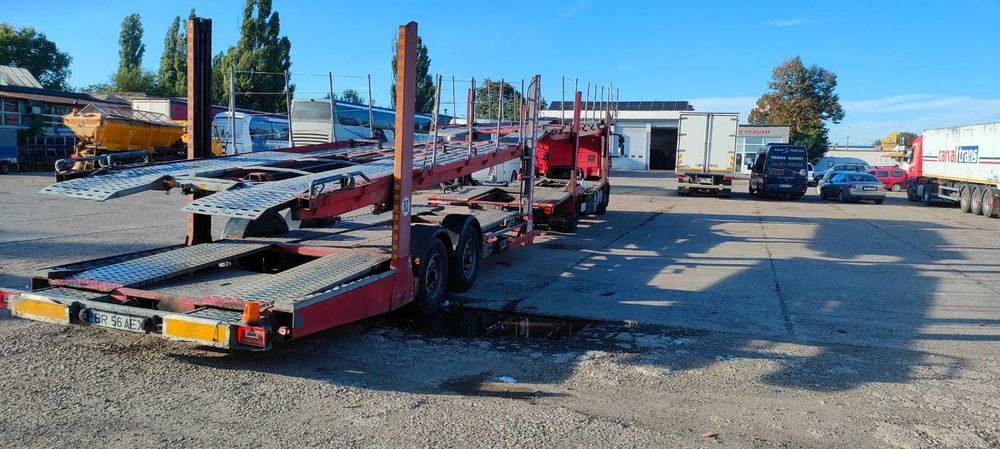 Transportor auto IVECO EuroCargo M152 , Platforma auto 8 pozitii