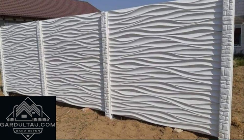 Garduri premium din beton comprimat stâlpi și plăci prefabricate gard
