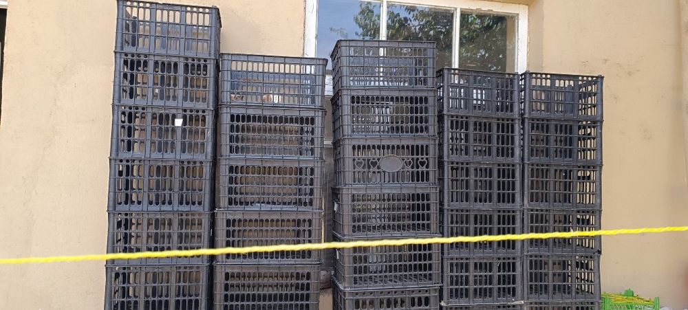 Ящики, yashiklar bor plastmasa baquvat katta va kichikroq