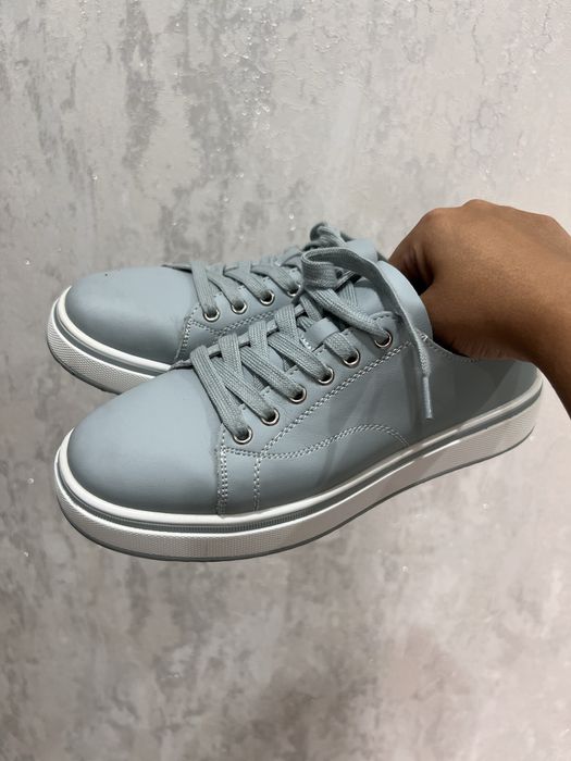 Натуральная кожа кеды летние