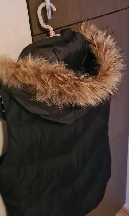 Vestă neagră de fâș