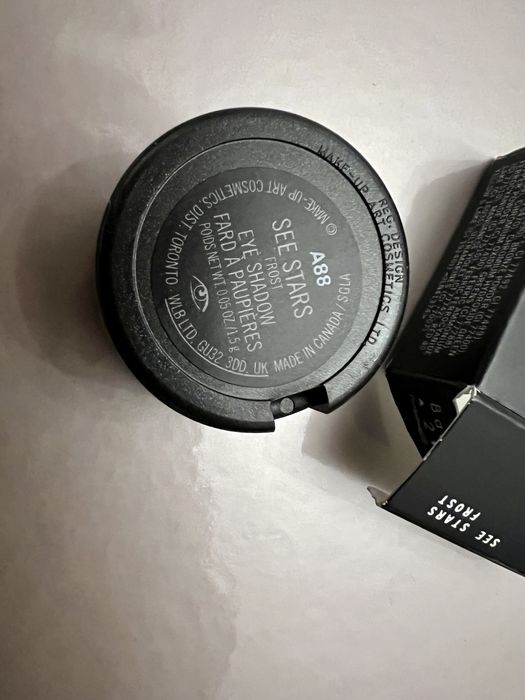 Eye shadow MAC fard de pleoape nou roz sclipici machiaje