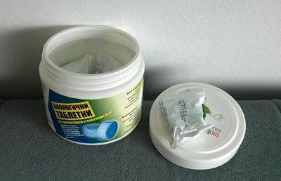 Таблетки за септични ями, химически тоалетни