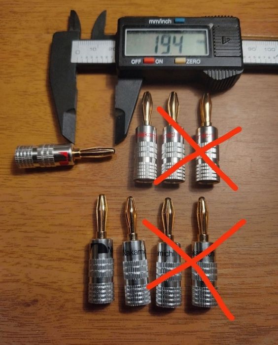 Бананы Nakamichi для акустики