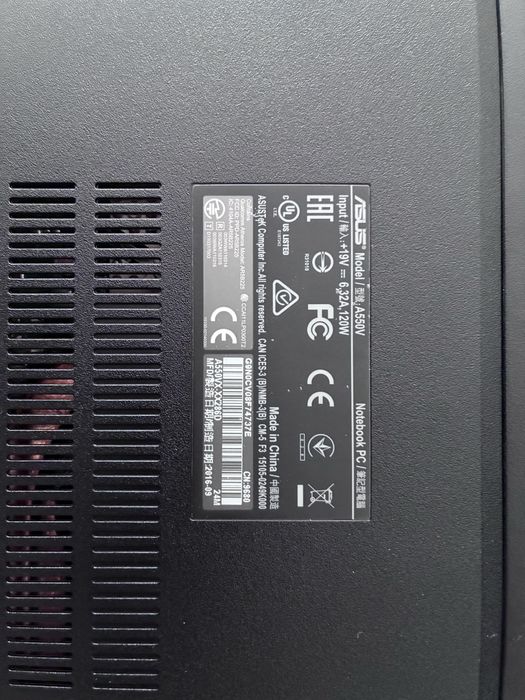 Laptop ASUS A550VX-XX286D i5-6300HQ
