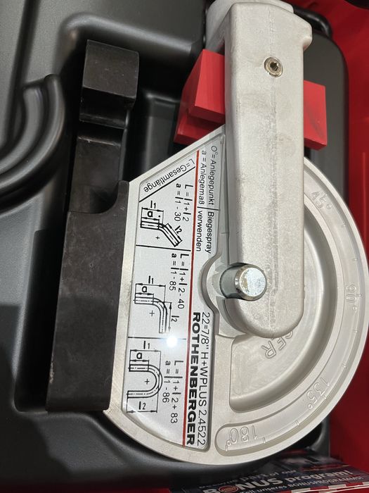 Огъвач за тръби ROTHENBERGER