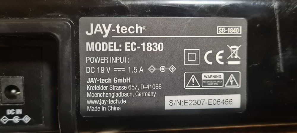 soundbar JAY-Tech cu bluetooth model EC-1830 in stare buna