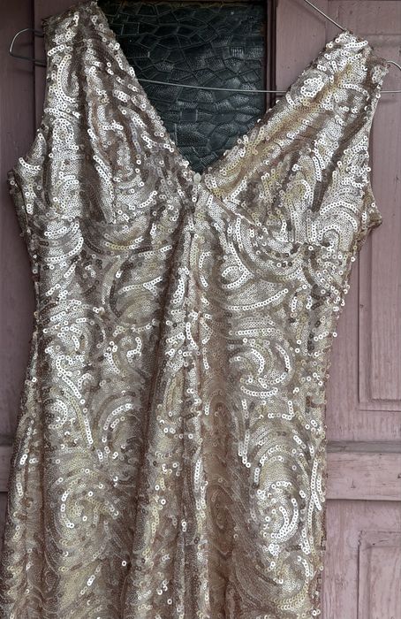 Rochie lunga paiete