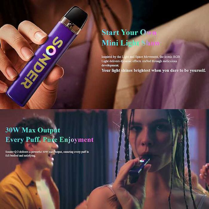 Geekvape Sonder Q2 30W 3ml 1350mAh Verde + 1 Lichid Gratis