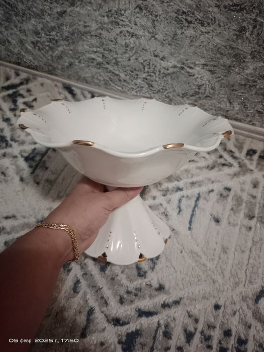 Фруктовница, фарфор