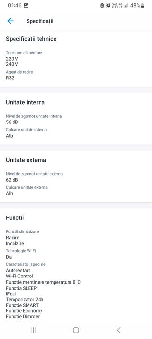 Aer conditionat 9000btu,Fram, nou, fara freon si kit instalare