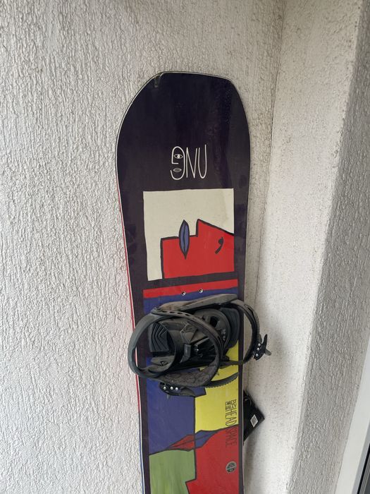 Placa snowboard gnu 155cm+legaturi