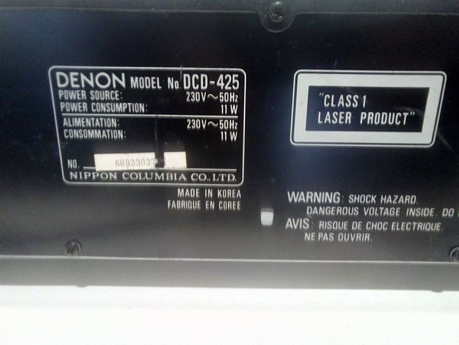 DENON Disc Playr DCD 425