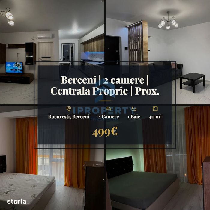 Berceni | 2 camere | Centrala Proprie | Prox. Metrou