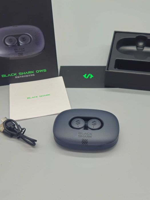 Black Shark Open-Ear Bluetooth слушалки, IPX6, ENC, ниска латентност!
