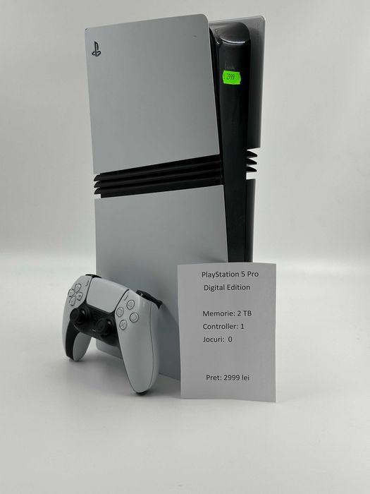 PlayStationg 5 PRO Digital Edition 2TB Garantie 24 Luni CashBox