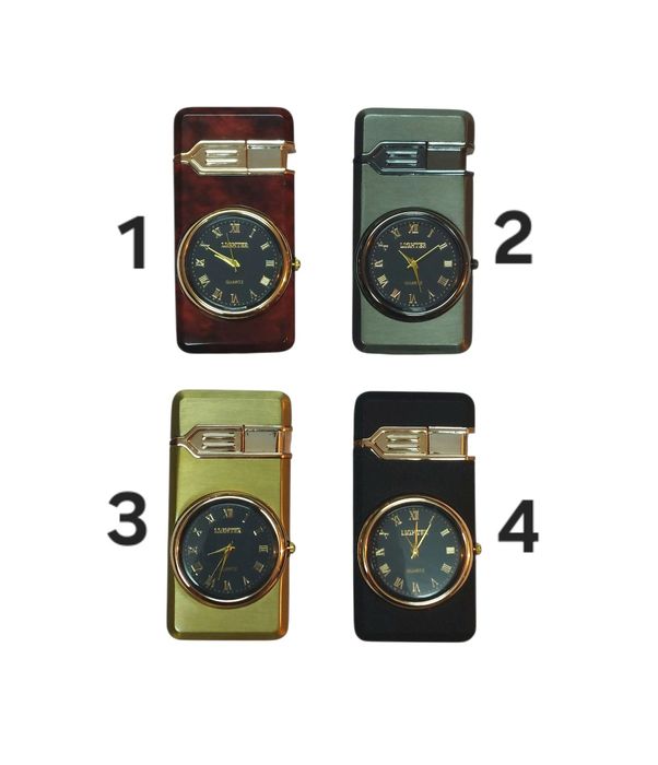 НОВА Газова Запалка с Часовник