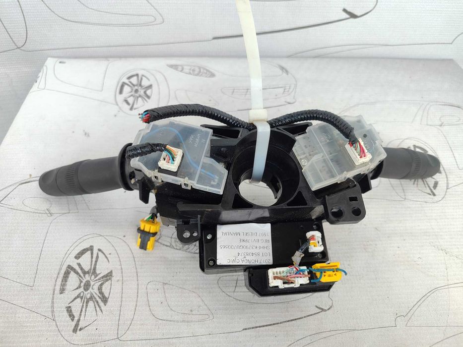 Ansamblu manete comenzi volan + spiră Honda Civic IX 35250TV0H230M1 2017 / [2011-2017] / (5B3)