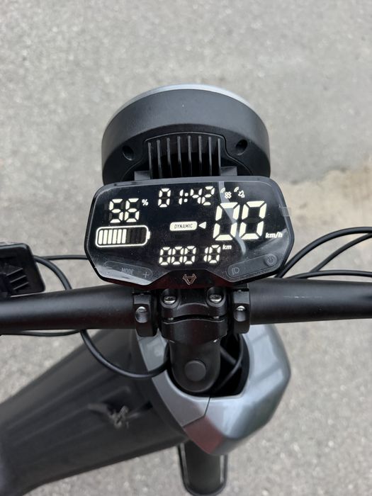 Bicicleta Electrica NIU AERO 27800 - 27.5 Inch, 450mm, Negru-Gri