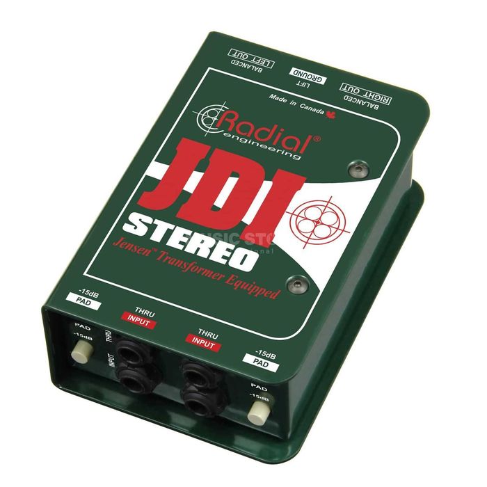 Radial JDI Stereo Premium Passive DI — DI Box