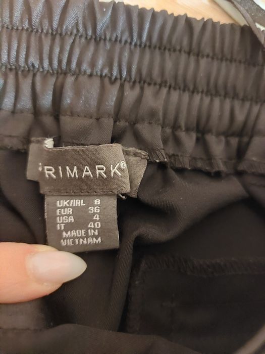 Дамски черен карго панталон