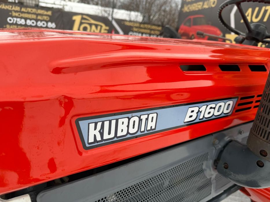 Mini tractor Kubota B1600, 2005, 16CP, RATE CU BULETINUL,  AVANS 0