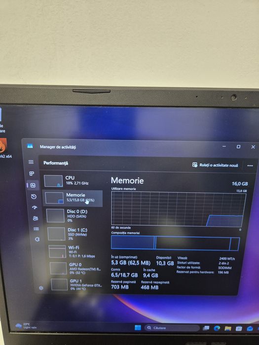 Laptop Asus TUF Gaming Ryzen 7 3750H, GTX 1660TI 6Gb , RAM 16Gb