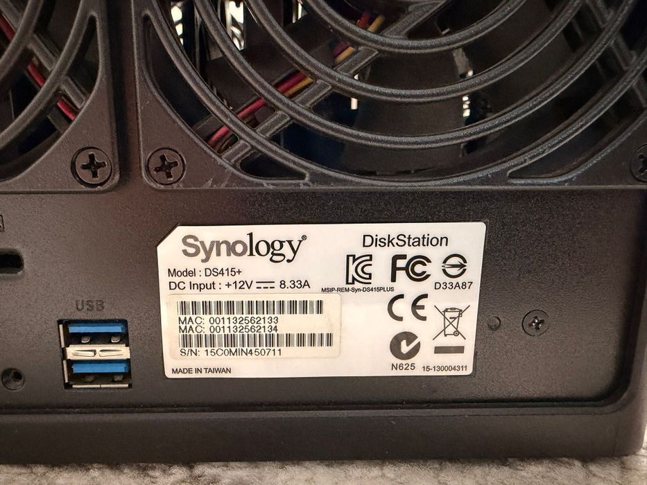Synology DS415+ NAS 4 Bay – 8 GB RAM