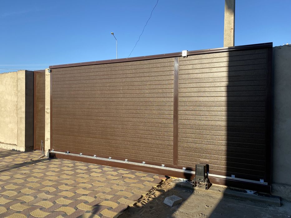 Сэндвич панель Премиум Ворота откатные, автоматика, аксессуары