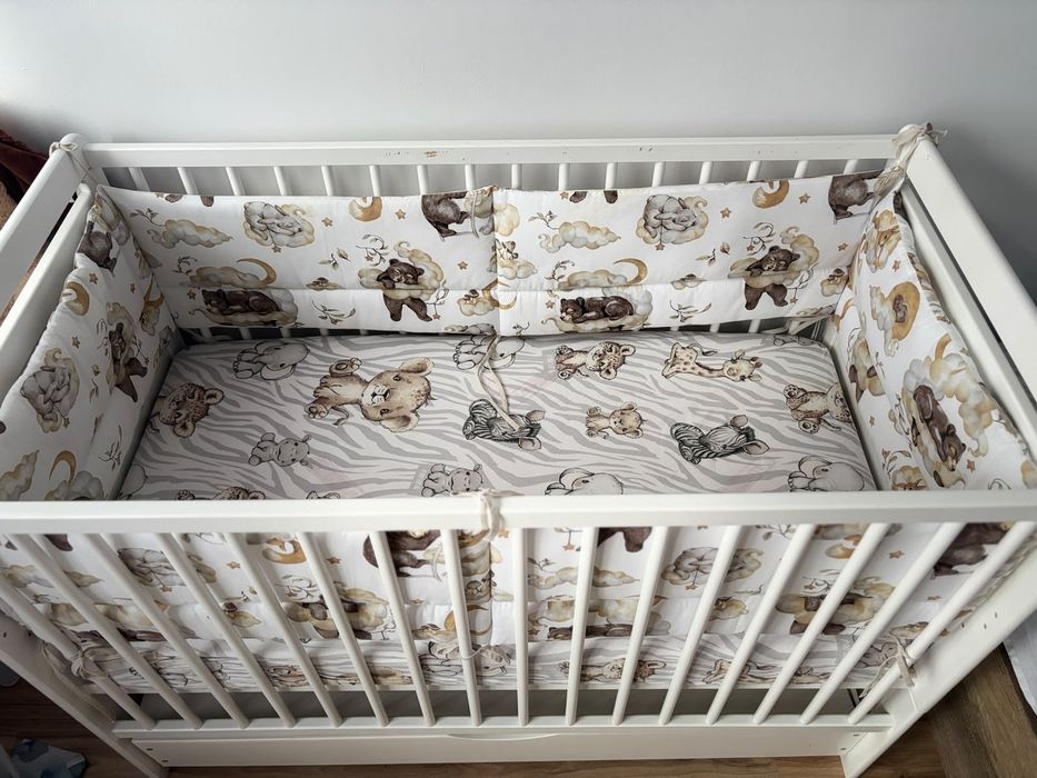 Pătuț din lemn bebe transformabil junior 120x60