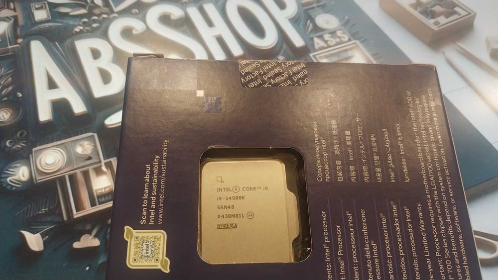 Новый Процессор 14-го поколения Core i9 14900K. Box из США. Сокет 1700