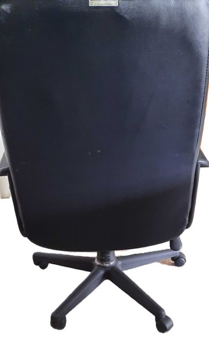Scaun Ergonomic, directorial, piele naturală, negru