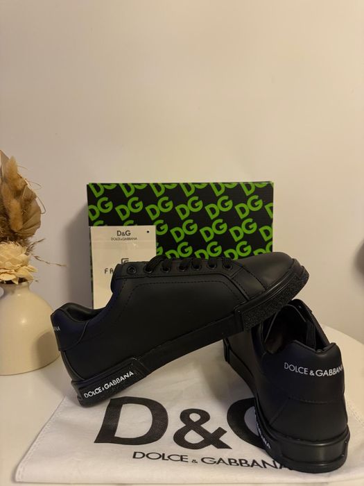Tenesi/Papuci Dolce Gabbana Full Black